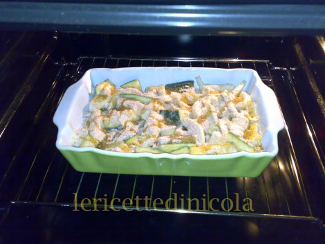 cucina,,ricetta,ricette,verdure gratinate,ricetta con zucchine,ricetta con finocchi,ricetta fotografata,contorni di verdure,