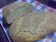 cucina,ricetta,ricette,come fare il pane in casa,ricetta fotografata,lievito madre,pane casereccio